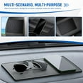 MKAYA Dashboard Non Slip Mat - Universal Car Mat Dash Accessories, Anti-Slip Rubber Holder Pad, Sticky Gripping Mat PU Gel Dashboard Cover for Phone Sunglasses Keys Coins C30